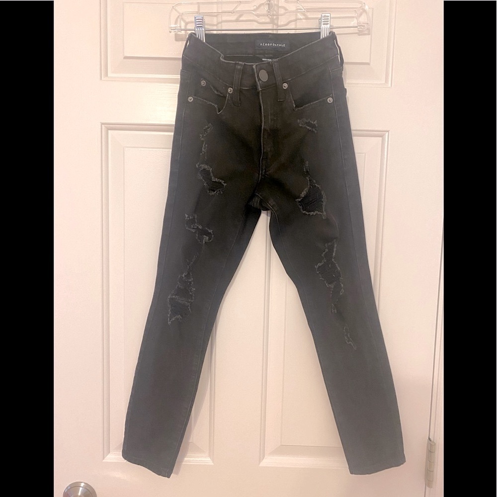 Aeropostale black jeggings
